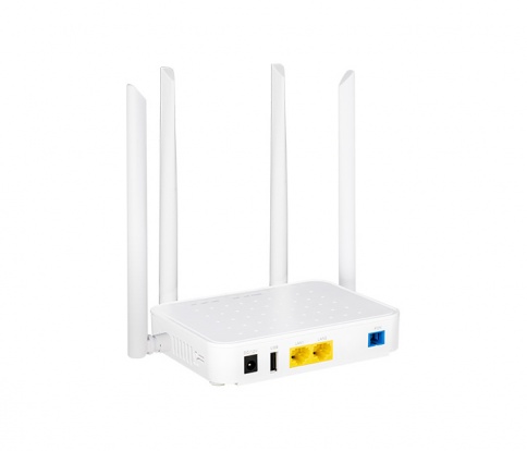 xPON ONU, 1 GPON/EPON port, 2x 1GE, WiFi ac, BDCOM