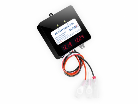 აკუმულატორების ძაბვის გამათანაბრებელი - 24ვ, LCD, SUPEX