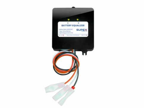 აკუმულატორების ძაბვის გამათანაბრებელი - 24ვ, LED, SUPEX