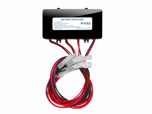აკუმულატორების ძაბვის გამათანაბრებელი - 48ვ, LED, SUPEX