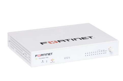 FirewallFortiGate-70G 10 x GE RJ45 ports (including 7 x Internal Ports, 2 x WAN Ports, 1 x DMZ Port)