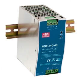 DIN რელსზე სამონტაჟო კვების ბლოკი - 48V/350W, MEAN WELL