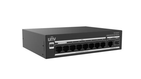 Managed PoE Switch - 8P GE af/at, 1S, Uniview