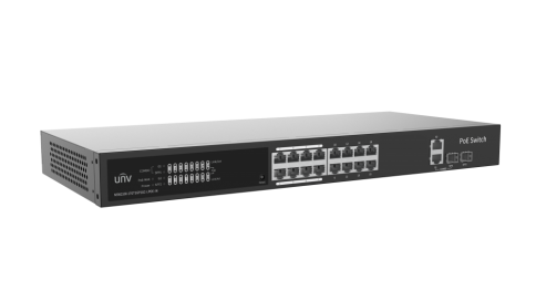Managed PoE Switch - 16P GE af/at, 1S, Uniview