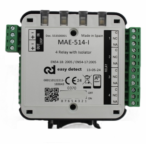 Addressable 4 Output Relay Module