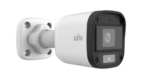 Analog Camera 2MP 2.8mm, Bullet, ColorHunter Warm Light, Mic, Uniview