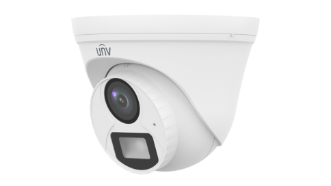 ანალოგური კამერა 2MP 2.8mm, Turret, ColorHunter Warm Light, Mic, Uniview