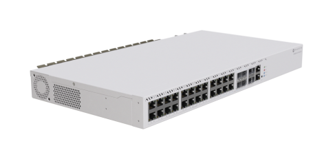 მართვადი სვიჩი - CRS326, L3, 20x 2.5G eth, 2x 40G QSFP+, MikroTik