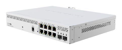 Managed PoE Switch - CSS610, 8P af/at, 2S, MikroTik