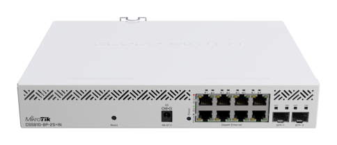 Managed PoE Switch - CSS610, 8P af/at, 2S, MikroTik